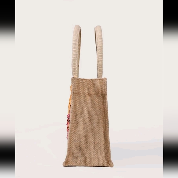 Sequined floral embroidery bag - Picture 3 of 8